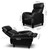 PU Leather Reclining Armchair - Black