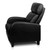 PU Leather Reclining Armchair - Black