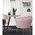 Armchair Lounge Chair Accent Armchairs Retro Single Sofa Velvet Pink