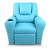 Kids PU Leather Reclining Armchair - Blue