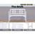 Wooden Garden Bench 2 Seat Patio Furniture Timber Outdoor Lounge Chair White