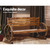 Garden Bench Wooden Wagon Chair 3 Seat Outdoor Furniture Backyard Lounge