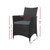 Outdoor Bistro Set Chairs Patio Furniture Dining Wicker Garden Cushion x2