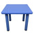 Kids Children Square Activity Table with 4 Chairs Blue