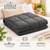 Giselle Bedding 7kg Weighted Blanket Dark Grey Microfibre Gravity Blanket 152x203cm
