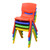 120x60cm Kids Activity Table and 6 Chairs Set for Playroom Classroom Childcare Learning and Creative Activities Yellow
