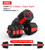 20KG Octagon Vinyl Weight Dumbbell Set with Barbell Bar Easy Clips Black Red