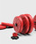 40KG Red Premium Dumbbell Set Barbell Weight Plate Home Gym Fitness Exercise