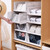 4x Large Foldable Slidable Stackable Kitchen Study Multi Purpose Storage Drawer