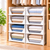 Medium Foldable Stackable Sliding Storage Drawer Organiser 43cm – White, 1–6 Pack