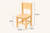 120x60cm Solid Pine Wood Wooden Kids Activity Table and 6 Wooden Chairs Set Classroom Furniture for Children