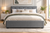 Artiss VILA Double Gas Lift Bed Frame Grey Fabric Upholstered Storage Bed