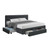 Artiss AVIO King Bed Frame Charcoal Fabric Upholstered with 4 Storage Drawers