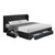 Artiss MILA King Bed Frame Charcoal Fabric Upholstered with 4 Storage Drawers
