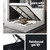 Artiss TIYO Double Gas Lift Storage Bed Frame White PU Leather