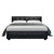 Tiyo Bed Frame PU Leather Gas Lift Storage - Black Double
