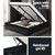 Tiyo Bed Frame PU Leather Gas Lift Storage - Black Double