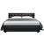 Tiyo Bed Frame PU Leather Gas Lift Storage - Black King