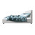 Tiyo Bed Frame PU Leather Gas Lift Storage - White King