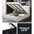 Tiyo Bed Frame PU Leather Gas Lift Storage - White King