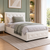 Artiss TIYO King Single Gas Lift Storage Bed Frame White PU Leather