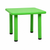 60cm Green Square Kids Activity Table & Chairs Set – Green or Colourful Chairs