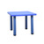 Kids Toddler Children Square Playing Activity Party Table Blue Small