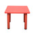 60cm Red Square Kids Activity Table & Chairs Set – Red or Colourful Chairs