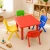 60cm Red Square Kids Activity Table & Chairs Set – Red or Colourful Chairs