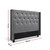 Artiss LUCA Queen Bedhead – Grey Fabric Upholstered Winged Headboard with Button Tufting