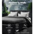 Tino Bed Frame Fabric - Charcoal Double