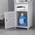 Bathroom Storage Utility Display Cabinet Stand White Waterproof 3 Shelves