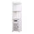 Bathroom Storage Utility Display Cabinet Stand White Waterproof 3 Shelves