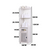 Bathroom Storage Utility Display Cabinet Stand White Waterproof 3 Shelves