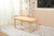 120x60cm Wooden Pinewood Timber Kids Study Table & 4 Pink Plastic Chairs Set
