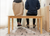120x60cm Solid Pine Wood Wooden Kids Activity Table and 6 Blue Stackable Plastic Chairs Set Classroom Furniture for Children