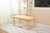 120x60cm Wooden Pinewood Timber Kids Study Table & 6 Pink Plastic Chairs Set