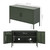 Base Metal Locker Storage Shelf Organizer Cabinet Buffet Sideboard Green