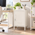 Artiss Mini Metal Locker Storage Cabinet – Lockable Steel Bedside Cabinet White