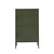 Double Storage Cabinet Shelf Organizer Bedroom Green