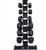 6-Tier A-Frame Dumbbell Rack – Heavy Duty Steel Weight Storage Stand