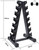 6-Tier A-Frame Dumbbell Rack – Heavy Duty Steel Weight Storage Stand