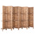 Room Divider Screen 8 Panel Privacy Dividers Shelf Wooden Timber Stand