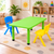 120cm Green Kids Activity Table & Chairs Set – Green or Colourful Chairs