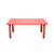 120x60cm Kids Activity Table Large Play Study Craft Desk for Toddlers Children Preschool Classroom Home Red