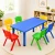 120cm Blue Kids Activity Table & Chairs Set – Blue or Colourful Chairs