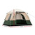 Family Camping Tent 4 Person Hiking Beach Tents Canvas Ripstop Green