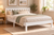 Sofie Solid Pine Wood Bed Frame – White Timber Bed Single / Double