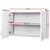 White Wall Mounted Storage Cabinet 2 Door Adjustable Shelf Cupboard 90cm