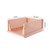 2x Foldable Stackable Slidable Multi Purpose Plastic Storage Drawer Box Pink L